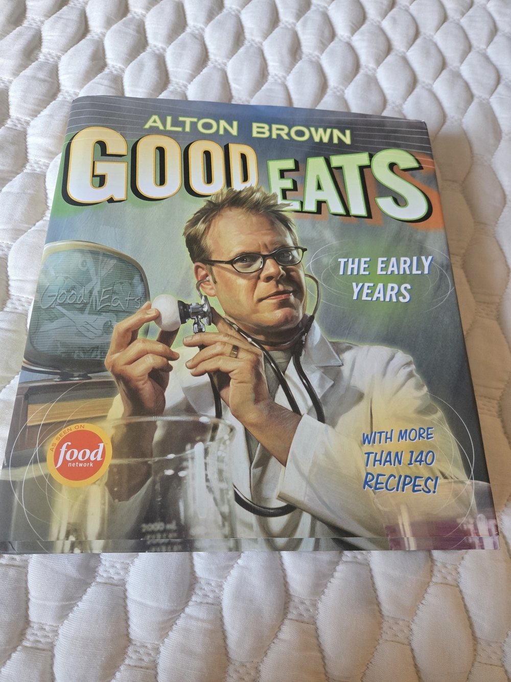 Good Eats Vol.Food Network Alton Brown Good Eats Cookbook - Green, Yellow, White